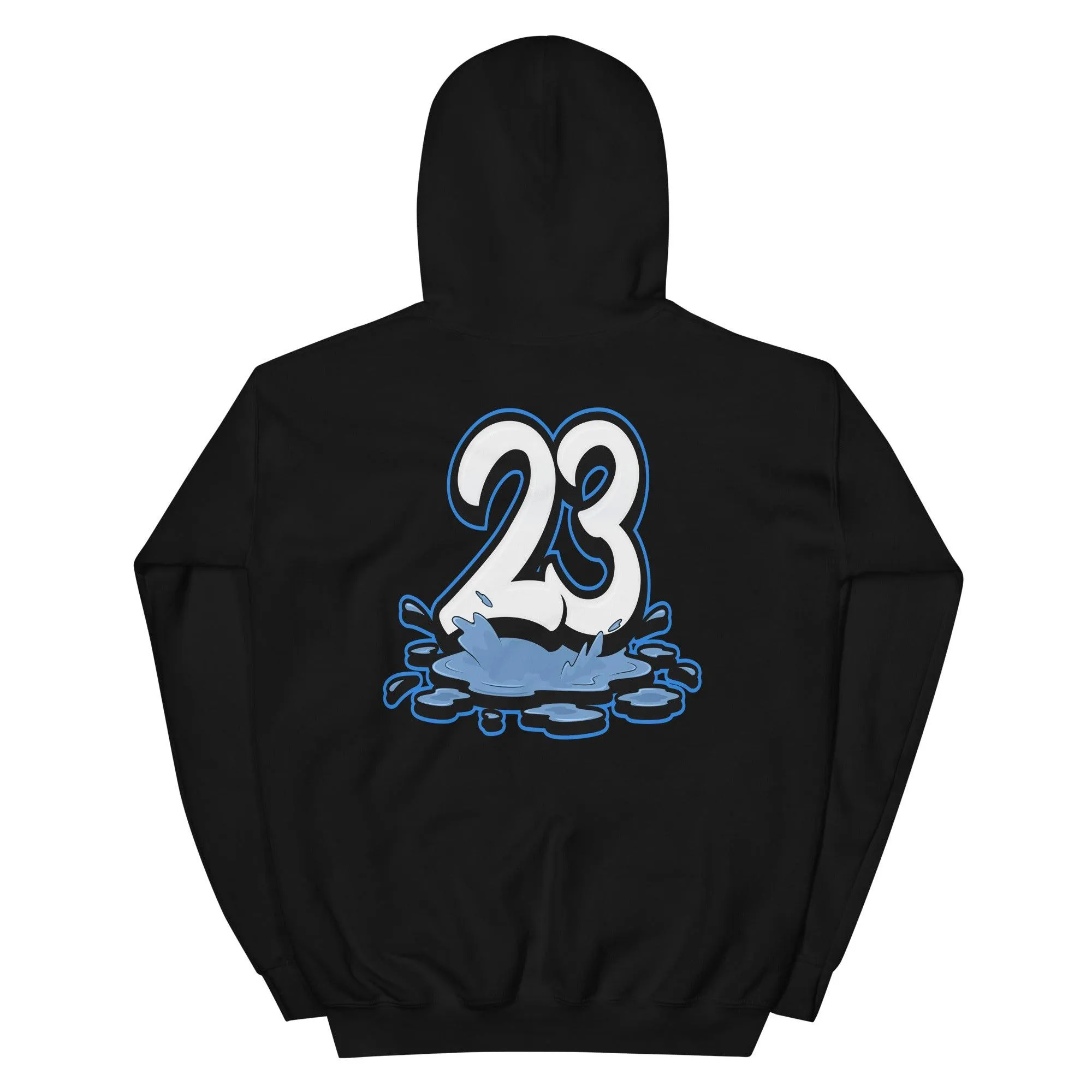 1 High White University Blue Black Hoodie 23 Melting