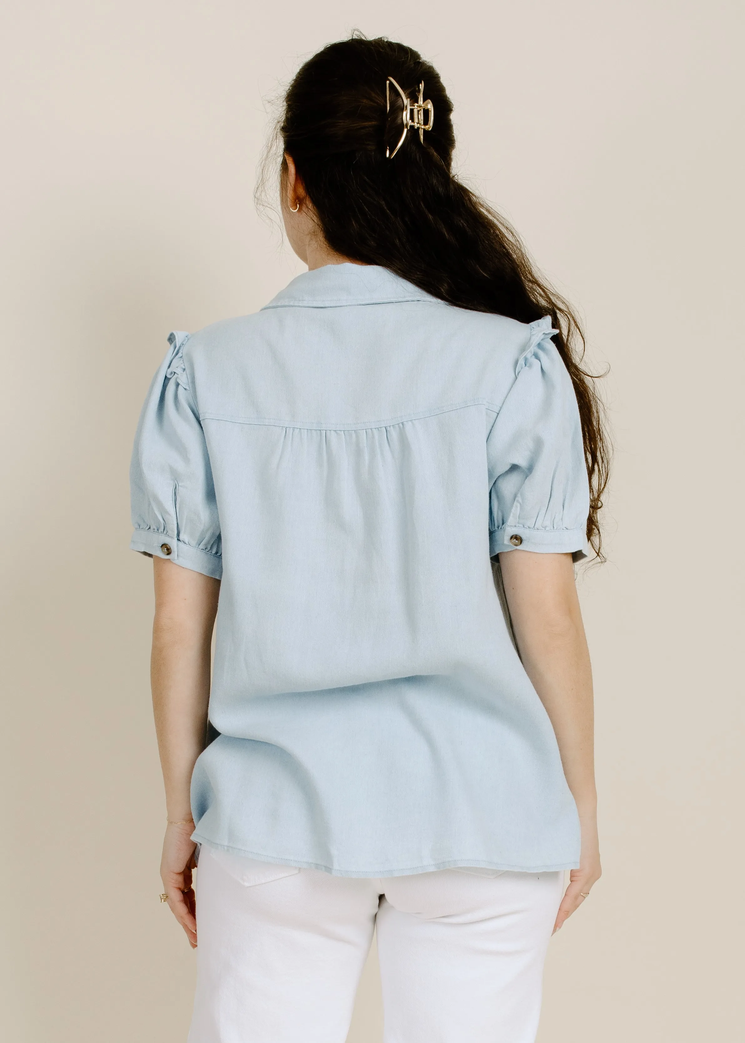 Blaine Blouse - Denim