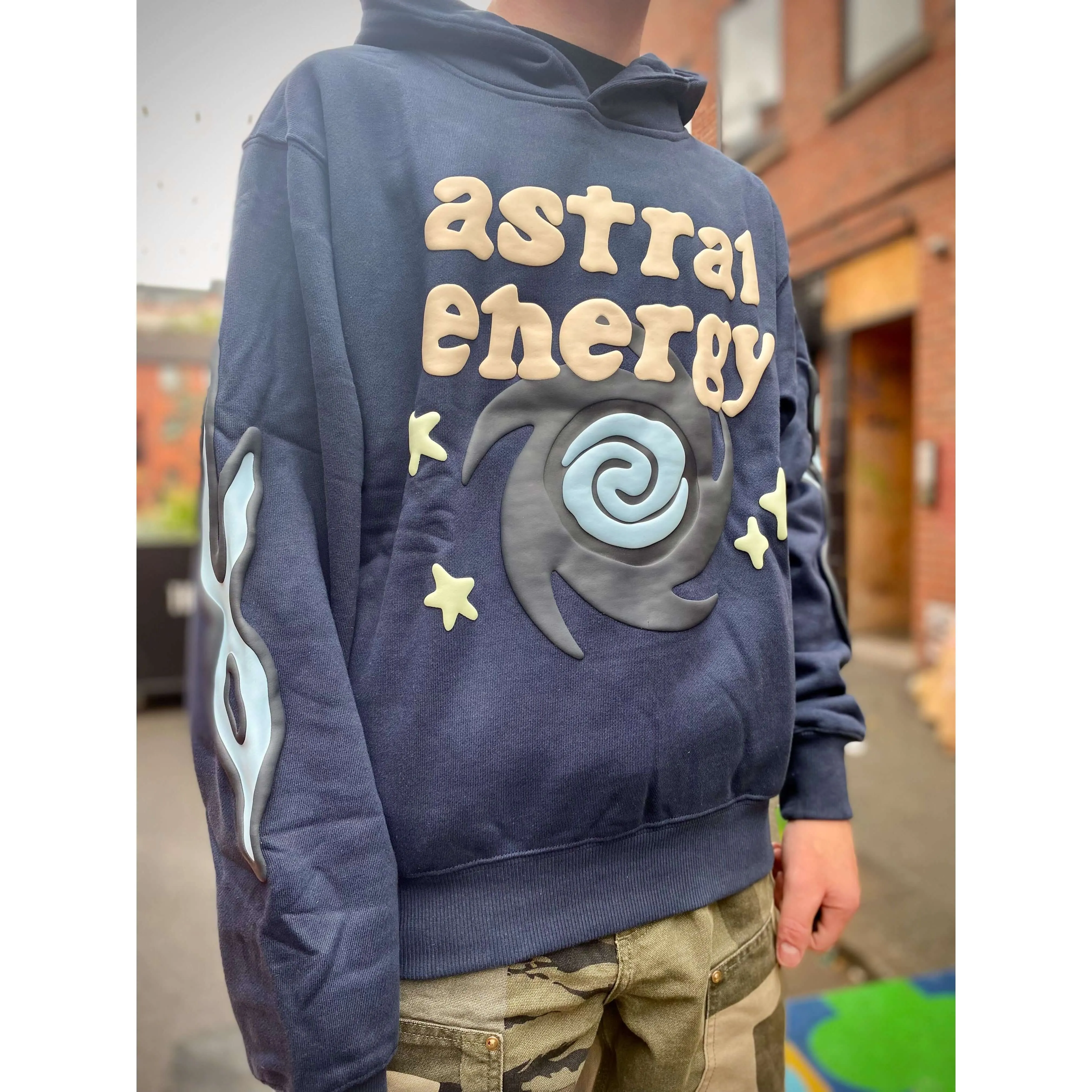 Broken Planet Market Astral Energy Hoodie Outer Space Blue