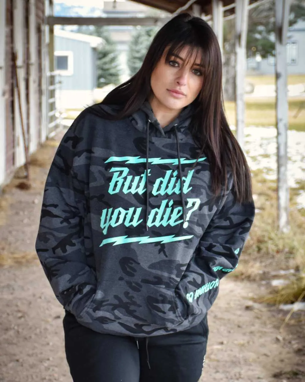 But Did you Die Unisex Hoodie Camo