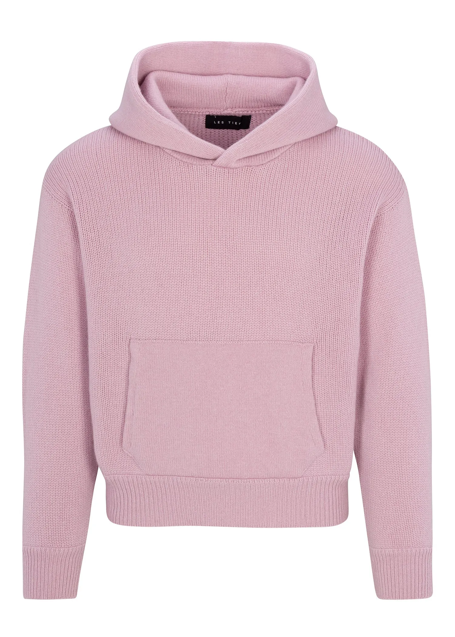 Cable Knit Cashmere Crop Hoodie