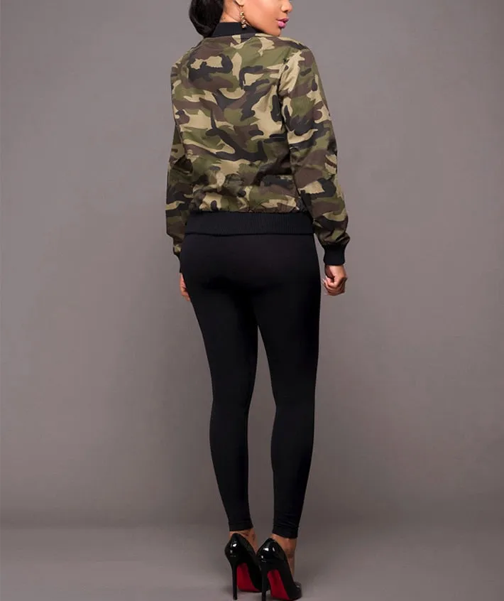 Camo Bomber Jacket