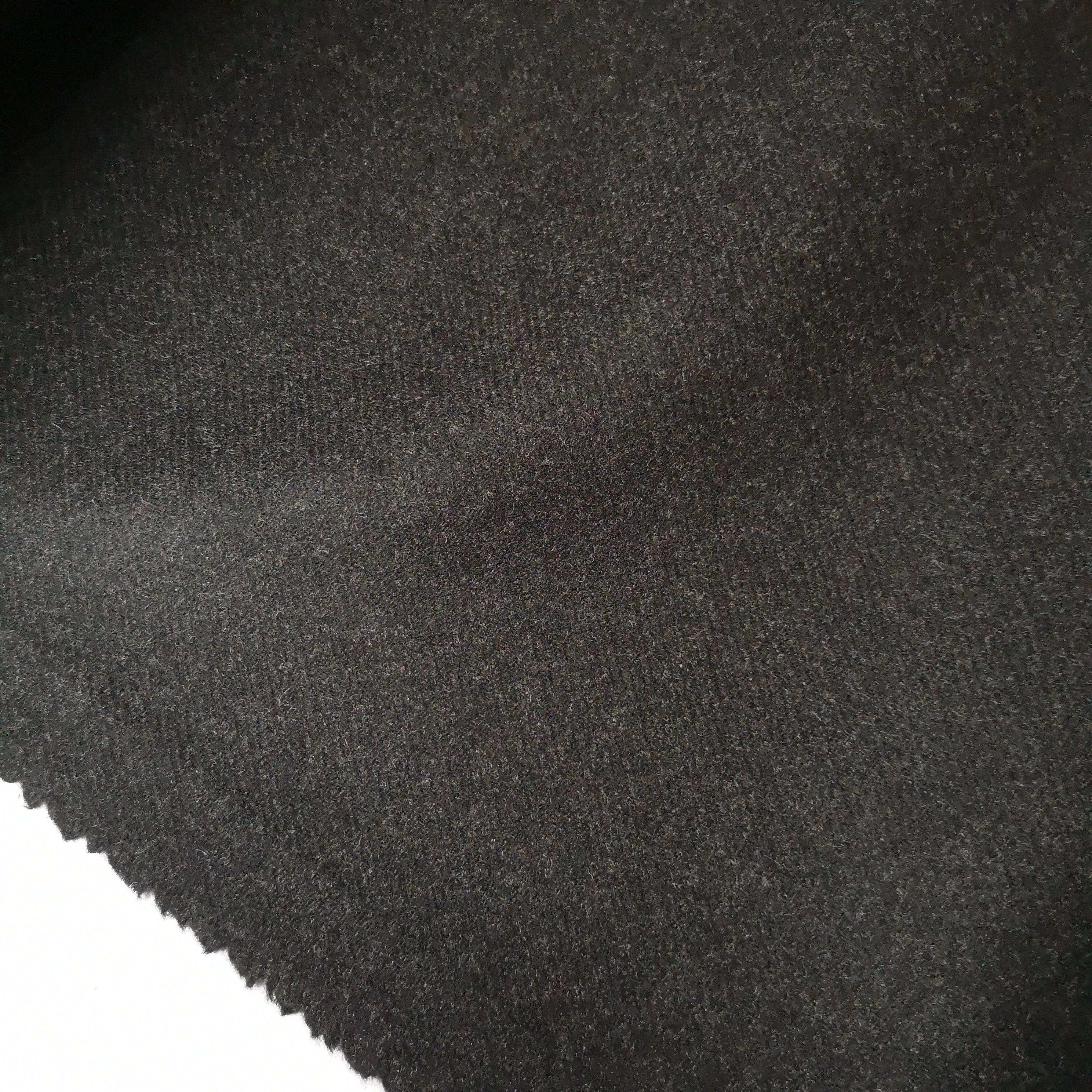 Cashmere blend fabric-dark grey