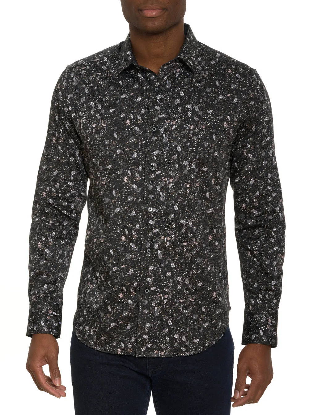 CASINO LONG SLEEVE BUTTON DOWN SHIRT