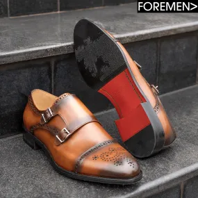 CENTRA | Brown Double Monkstrap