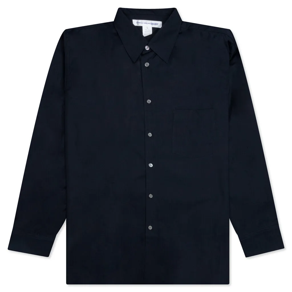 Classic Button-Down Shirt - Navy