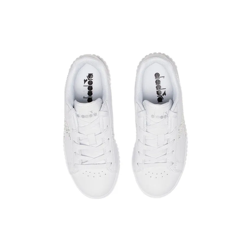 DIADORA SNEAKERS GAME STEP PS BIANCO-ARGENTO