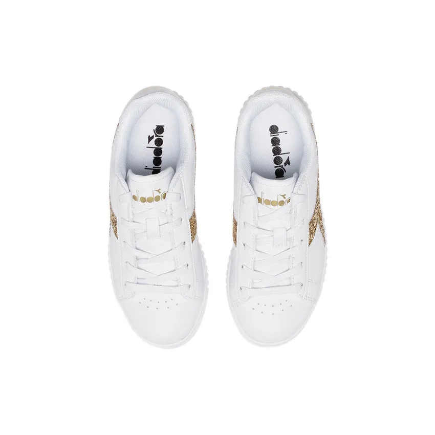 DIADORA SNEAKERS GAME STEP PS  BIANCO - ORO