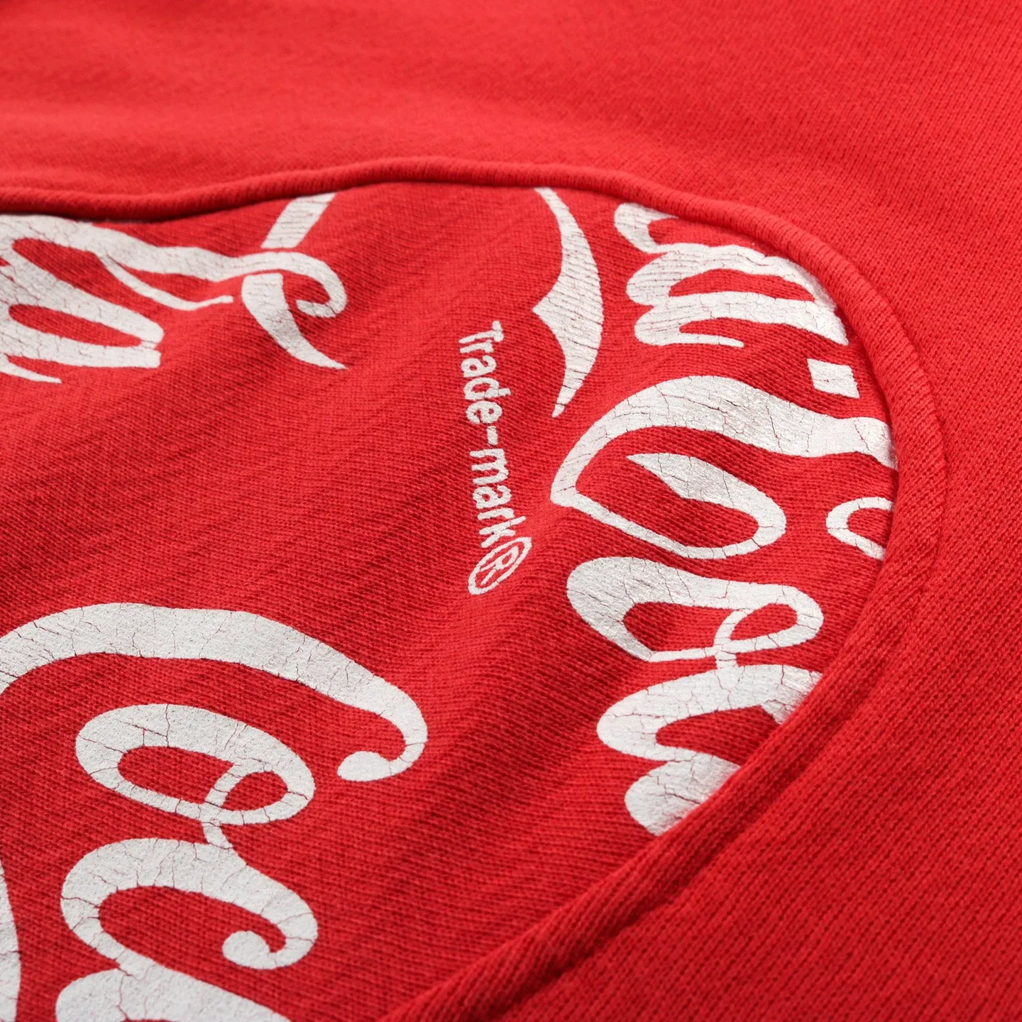 ERL COCA COLA SWIRL HOODIE RED