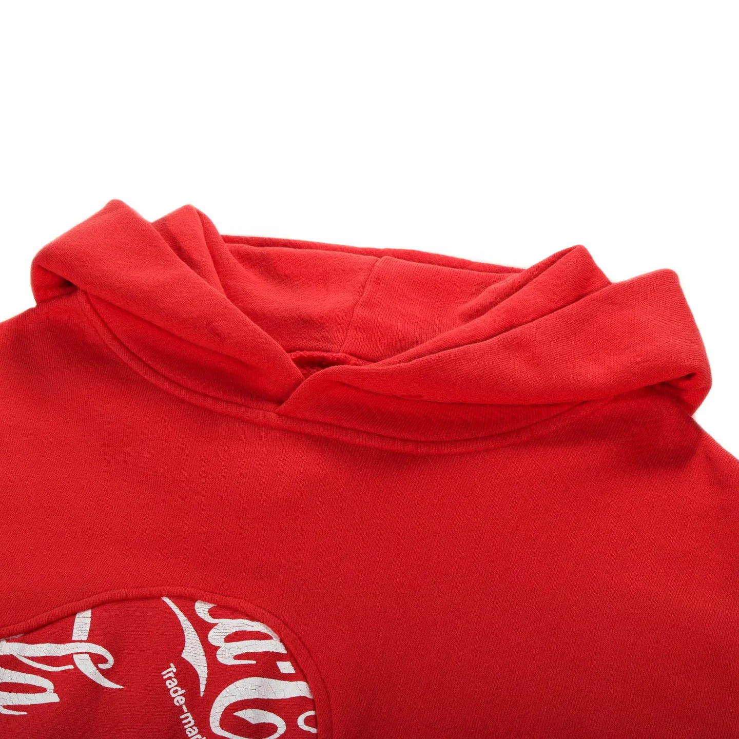 ERL COCA COLA SWIRL HOODIE RED