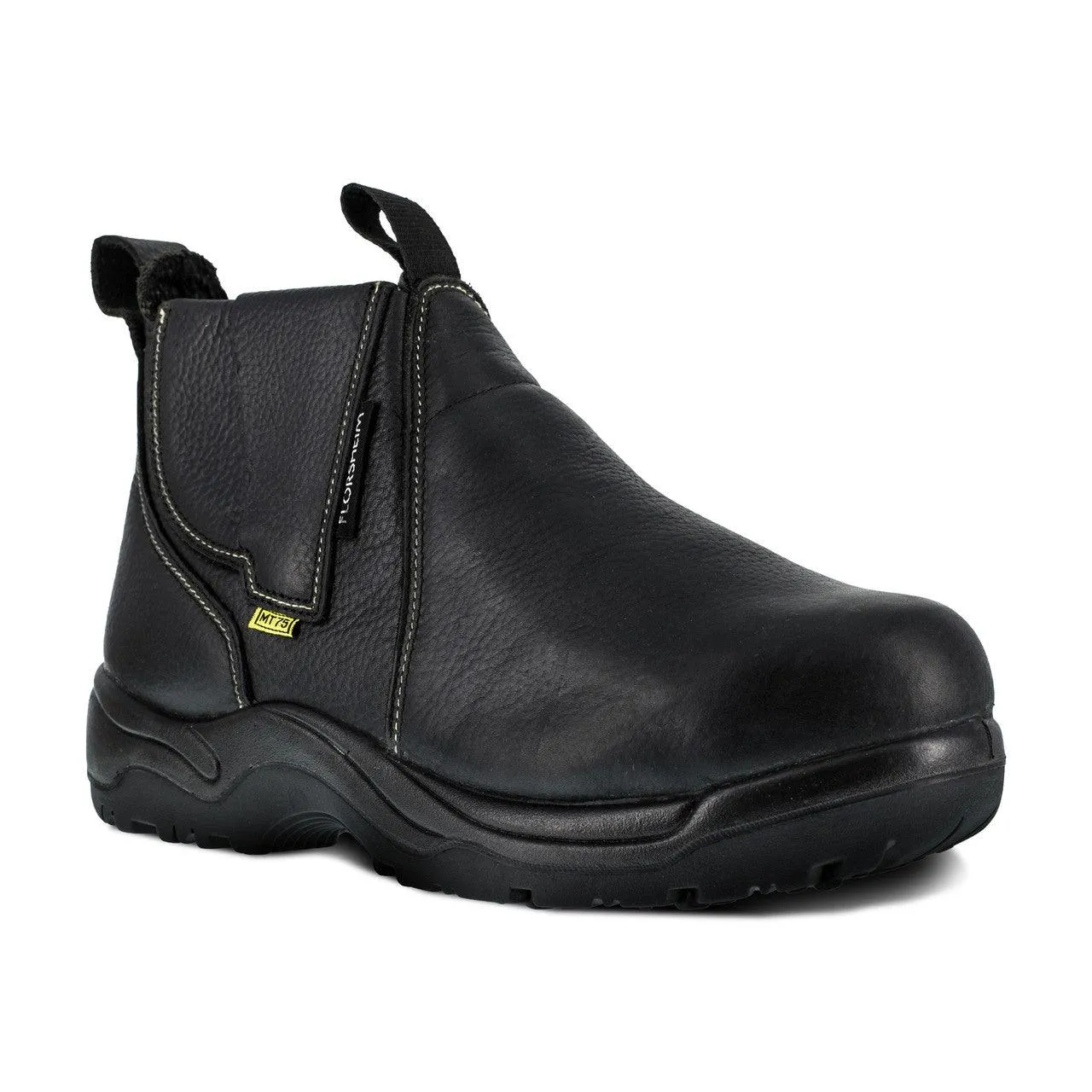 Florsheim Men's Black 6" Internal Metatarsal Steel Toe Work Boot FE690