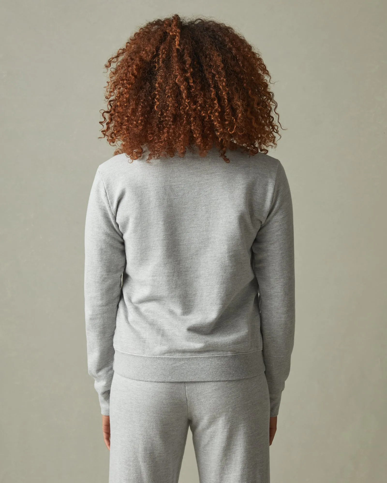 French Terry Crew Sweatshirt - Ash Heather