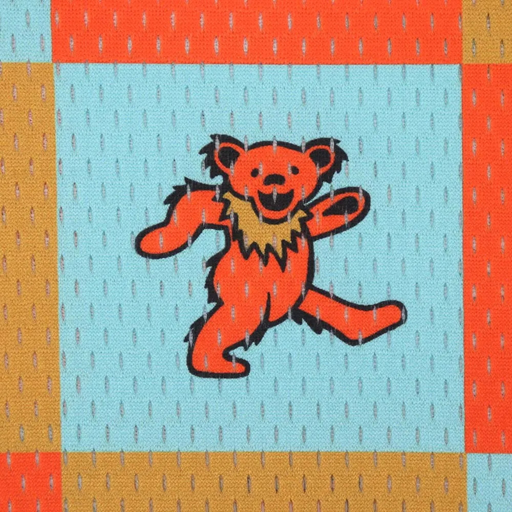 Grateful Dead | Mesh Button Down | Orange Bear