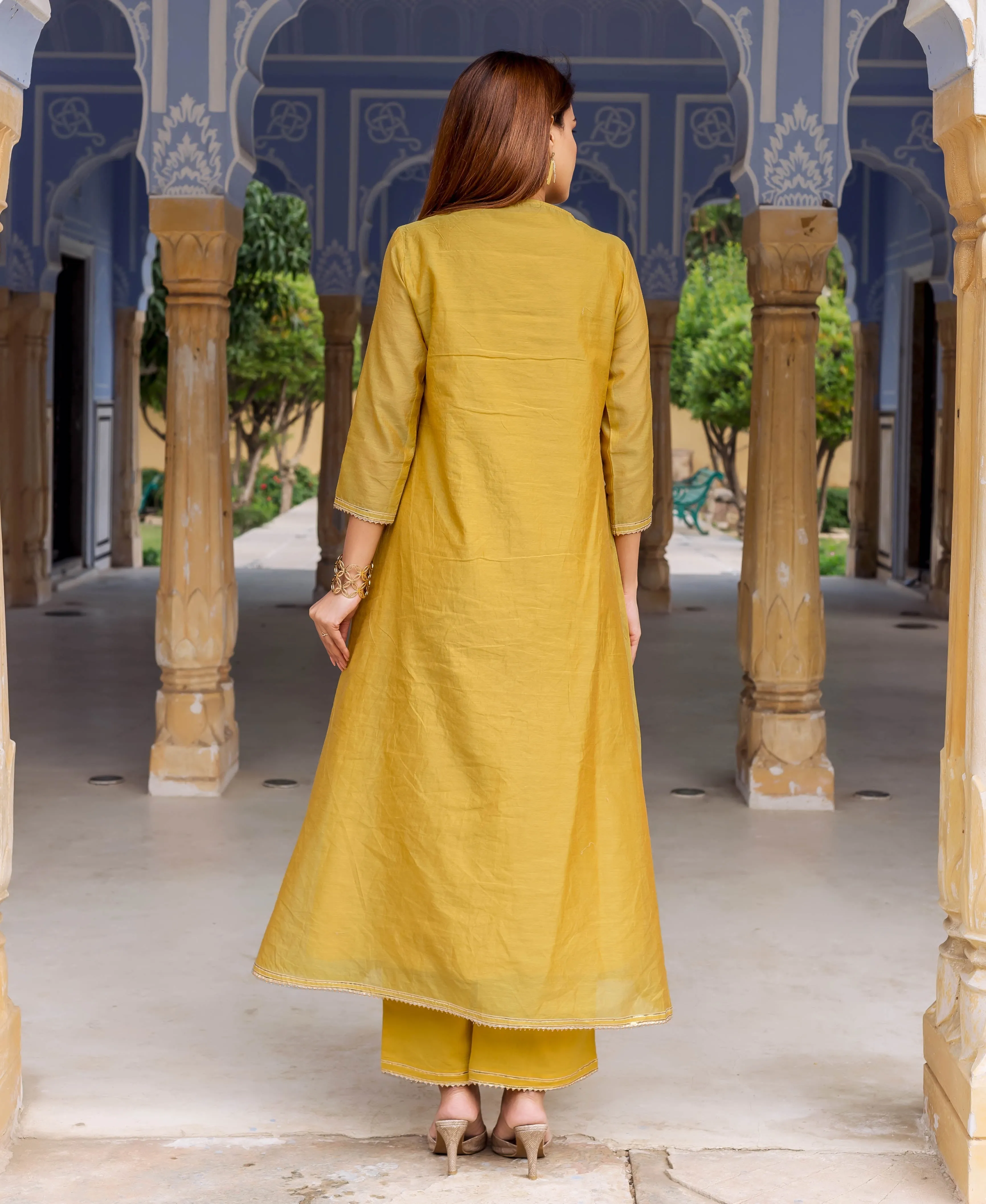 Honey Yellow Gotta Work Kurta