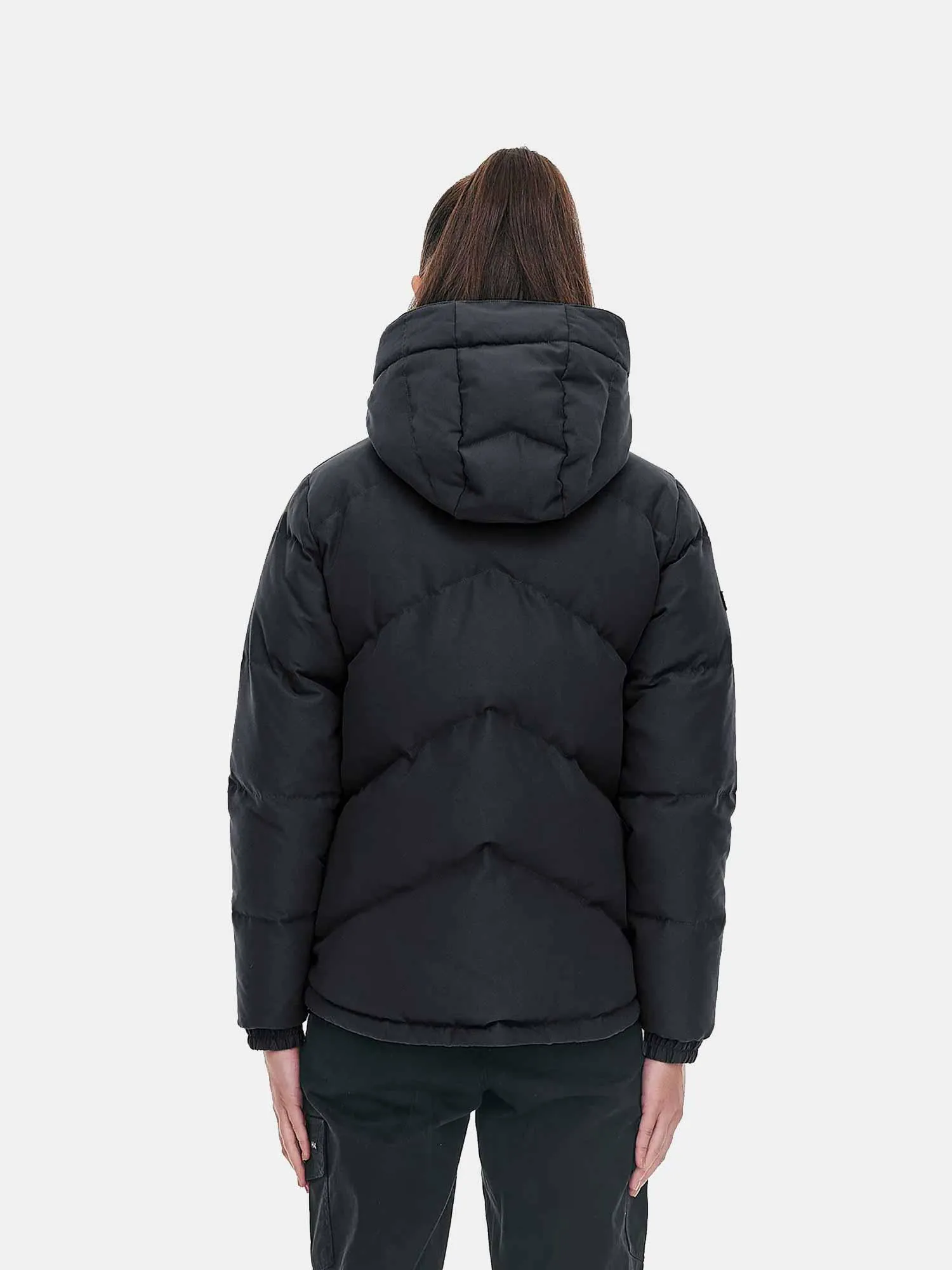 Huffer Women's Classic Down Jacket - Black