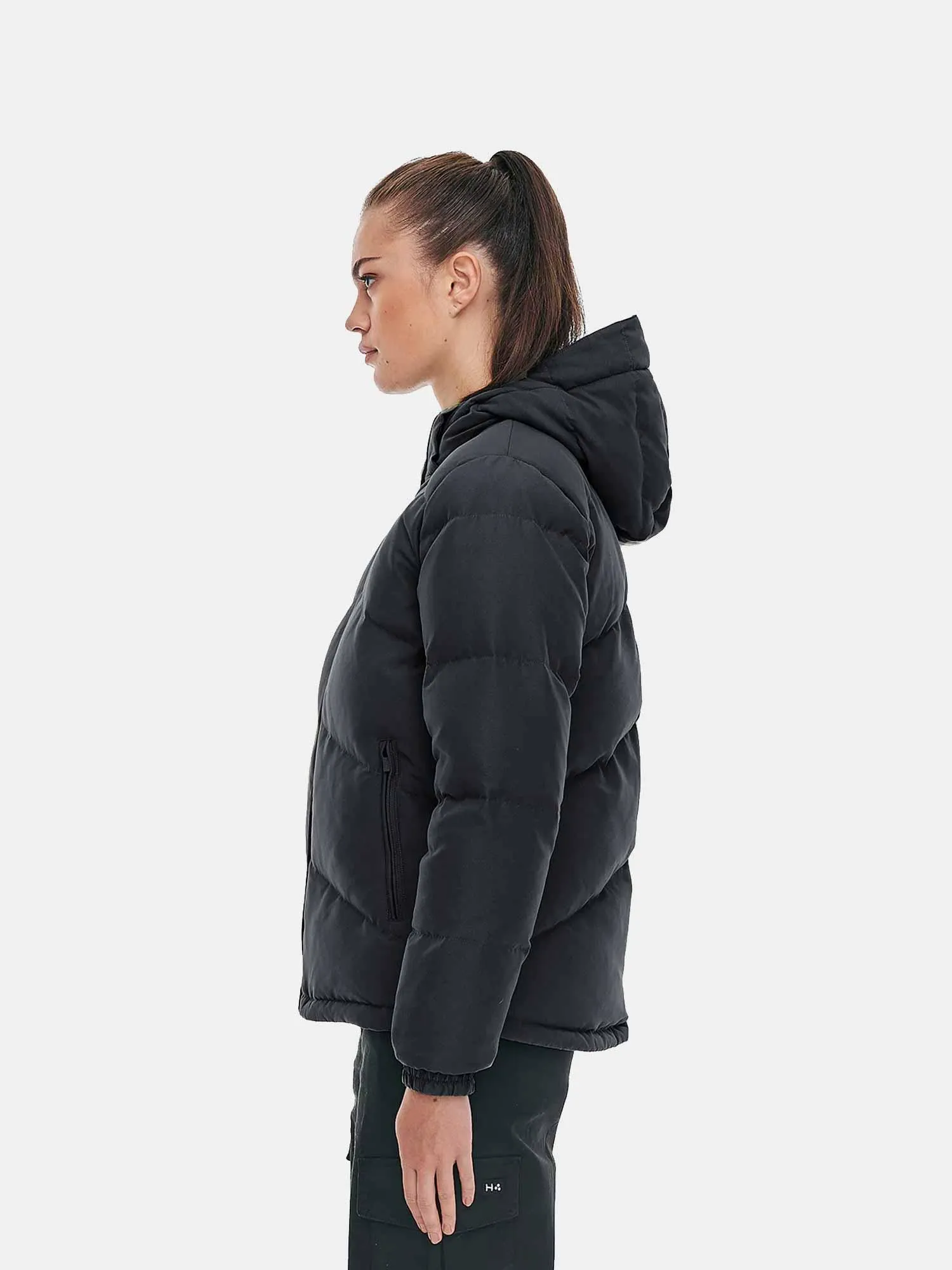 Huffer Women's Classic Down Jacket - Black