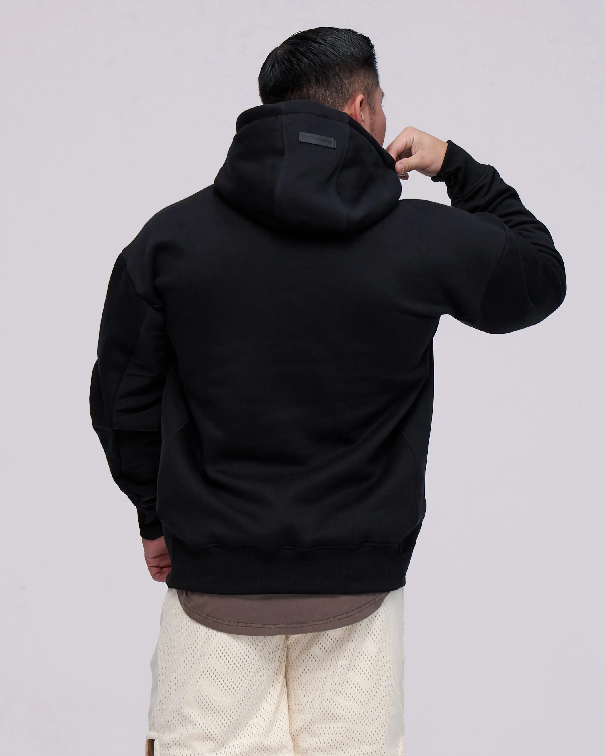 Hybrid Panelled Hoodie