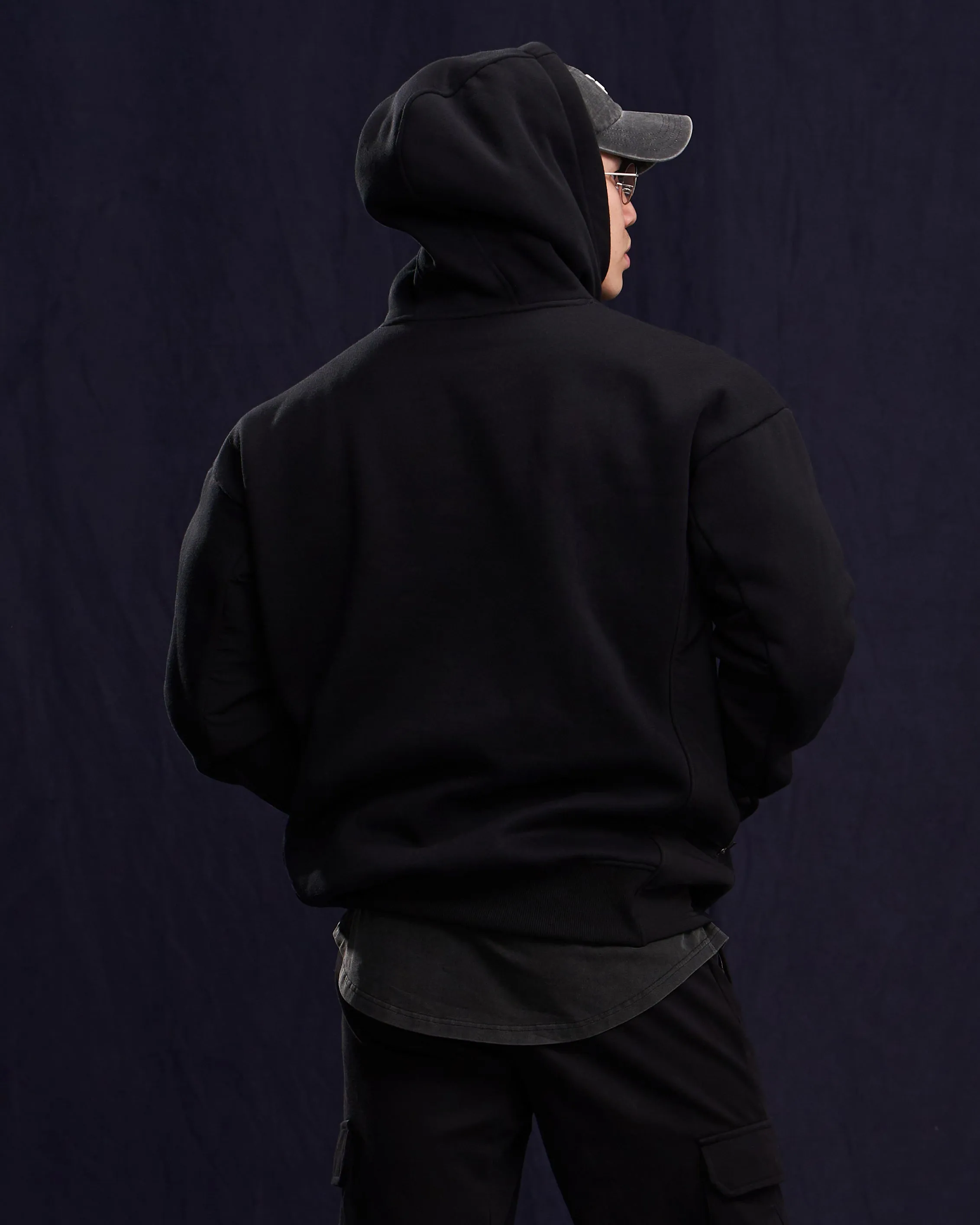 Hybrid Panelled Hoodie