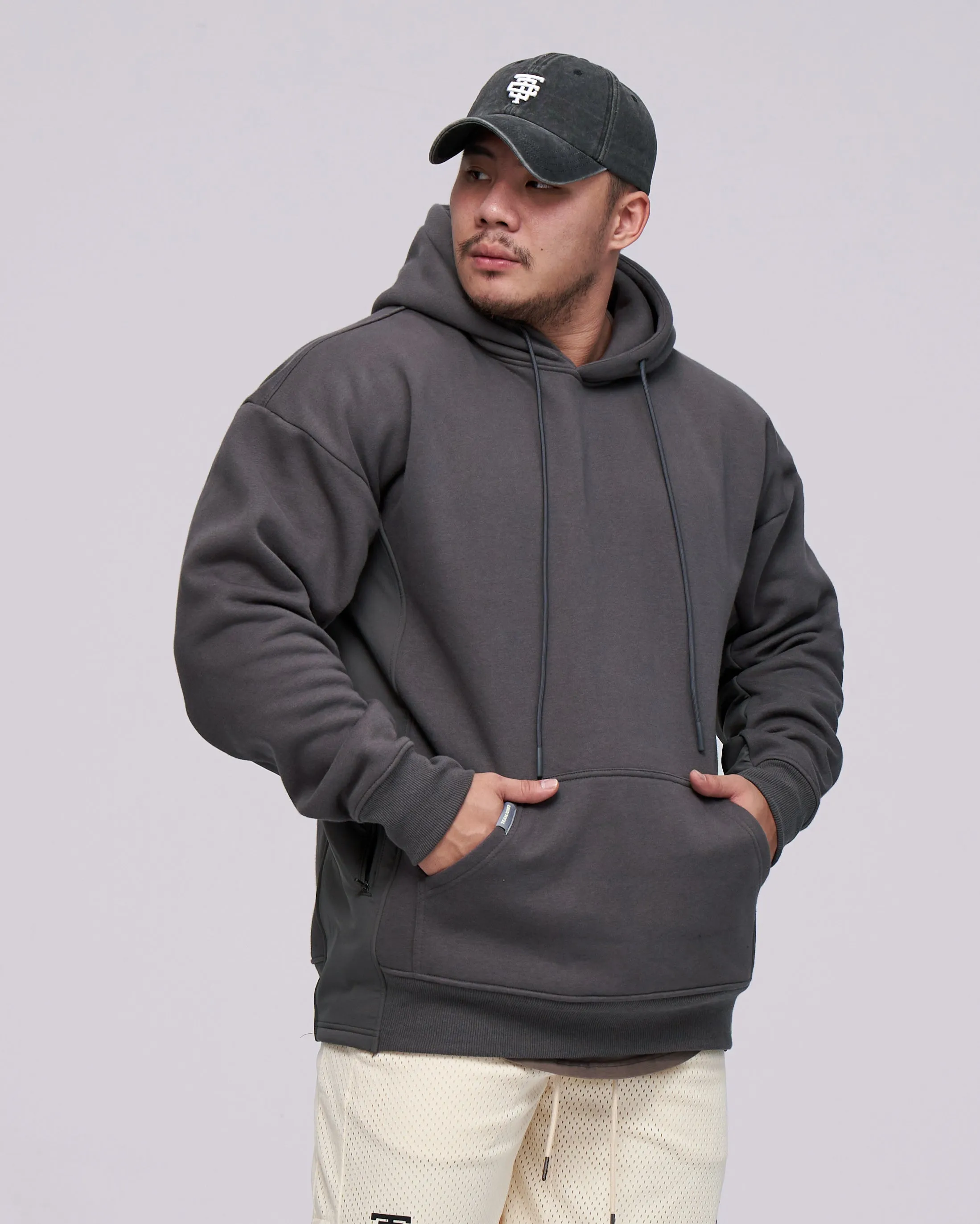 Hybrid Panelled Hoodie