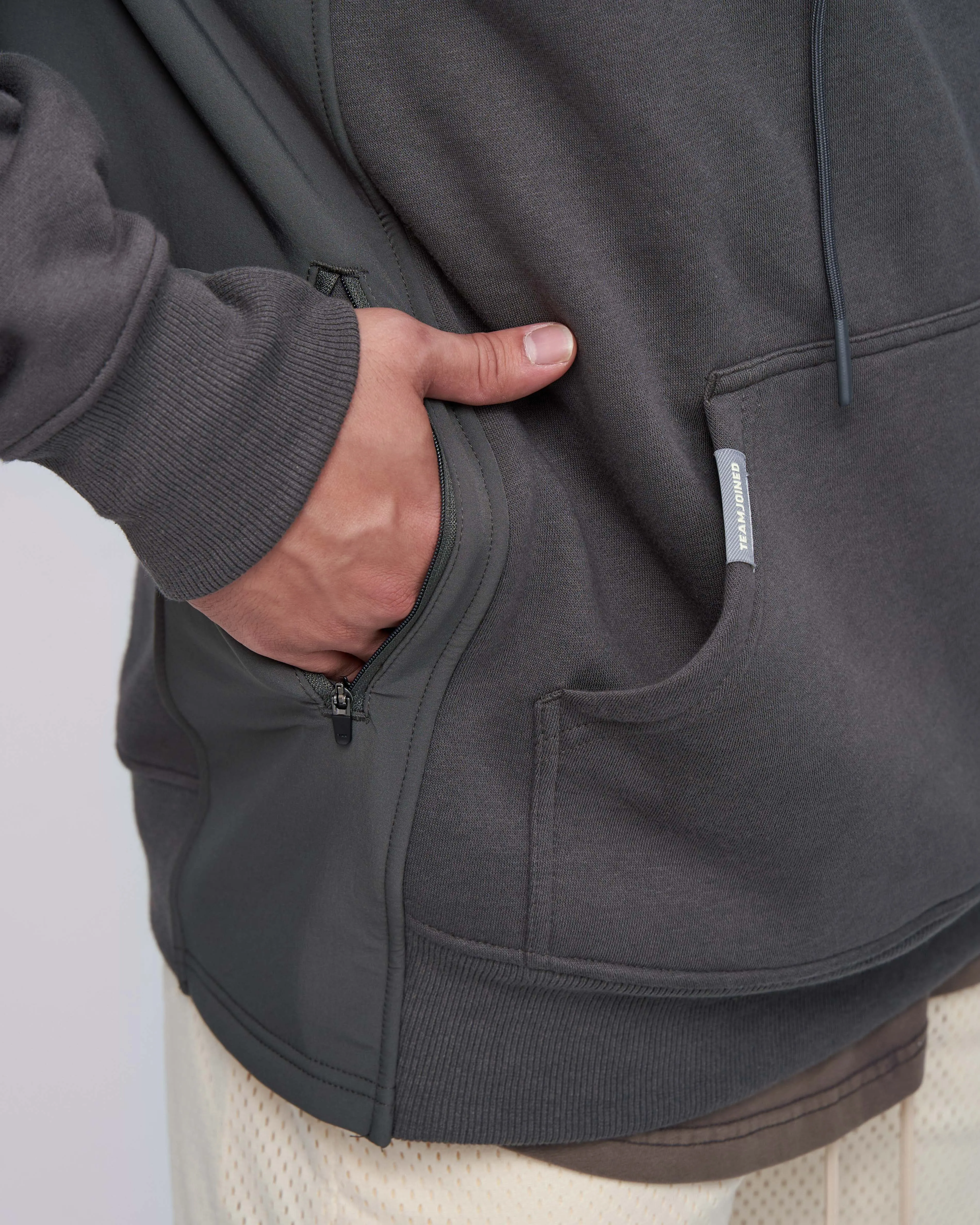 Hybrid Panelled Hoodie