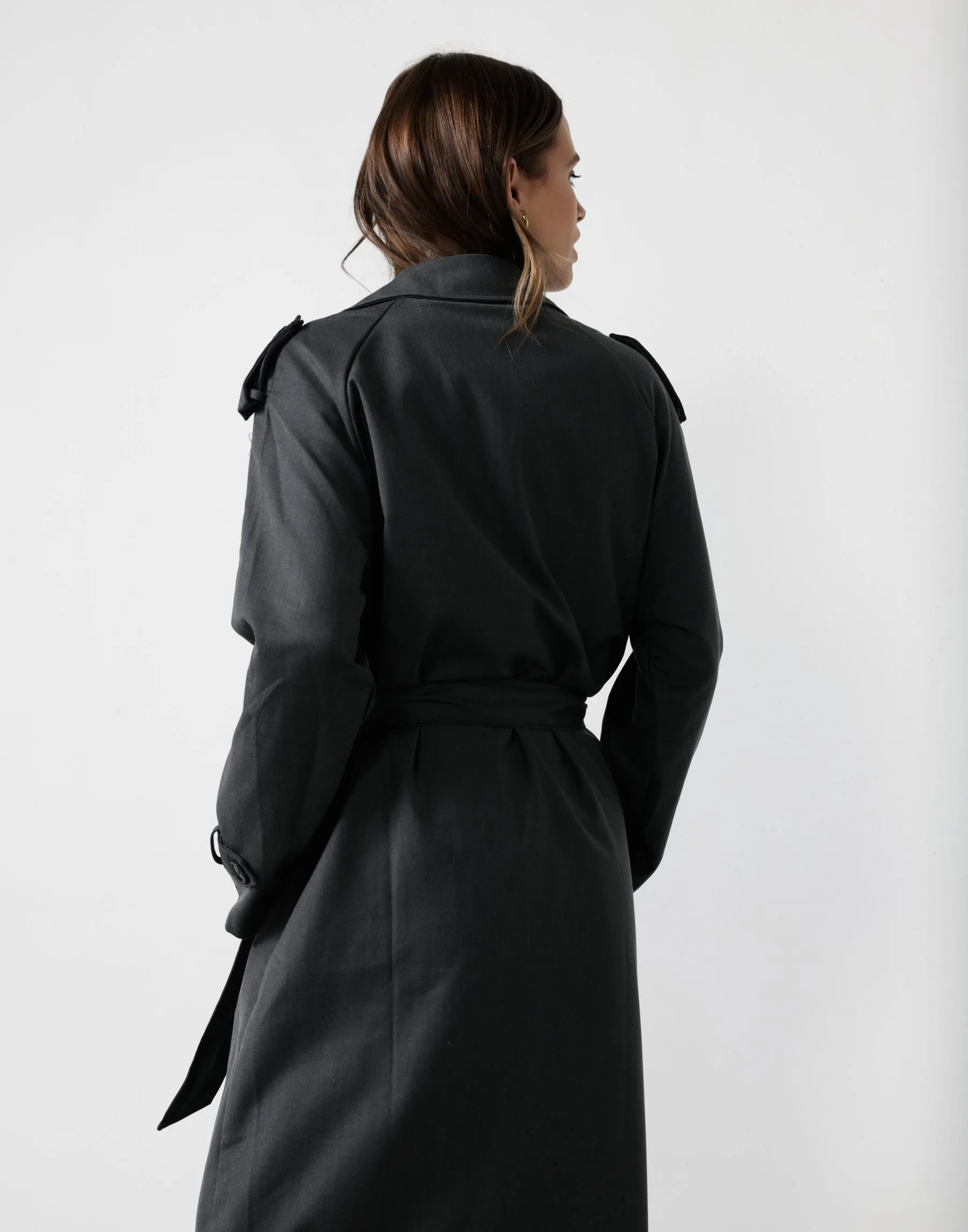 Jericho Trench Coat (Charcoal)