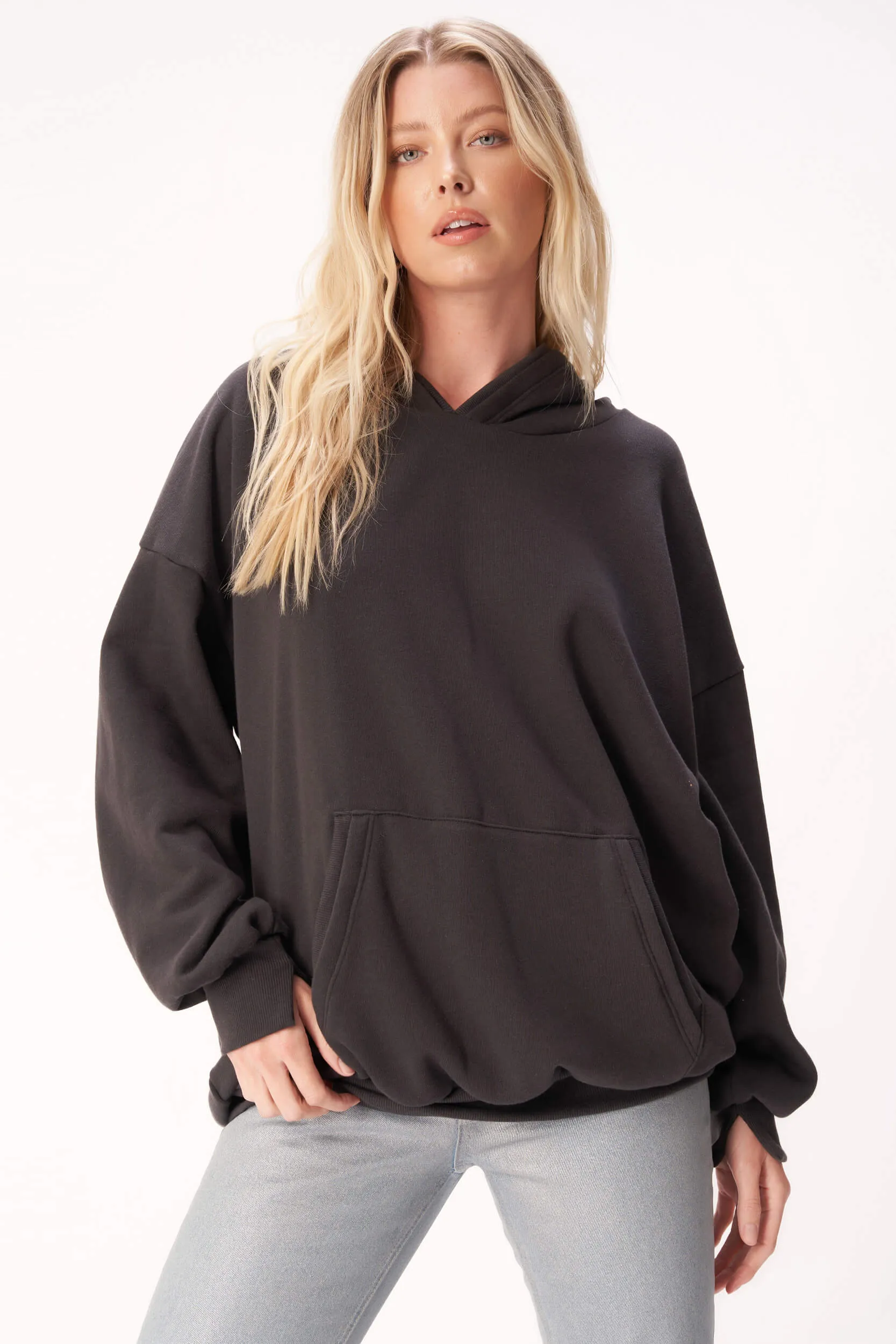 Nahla Oversized Hoodie | Black | FINAL SALE