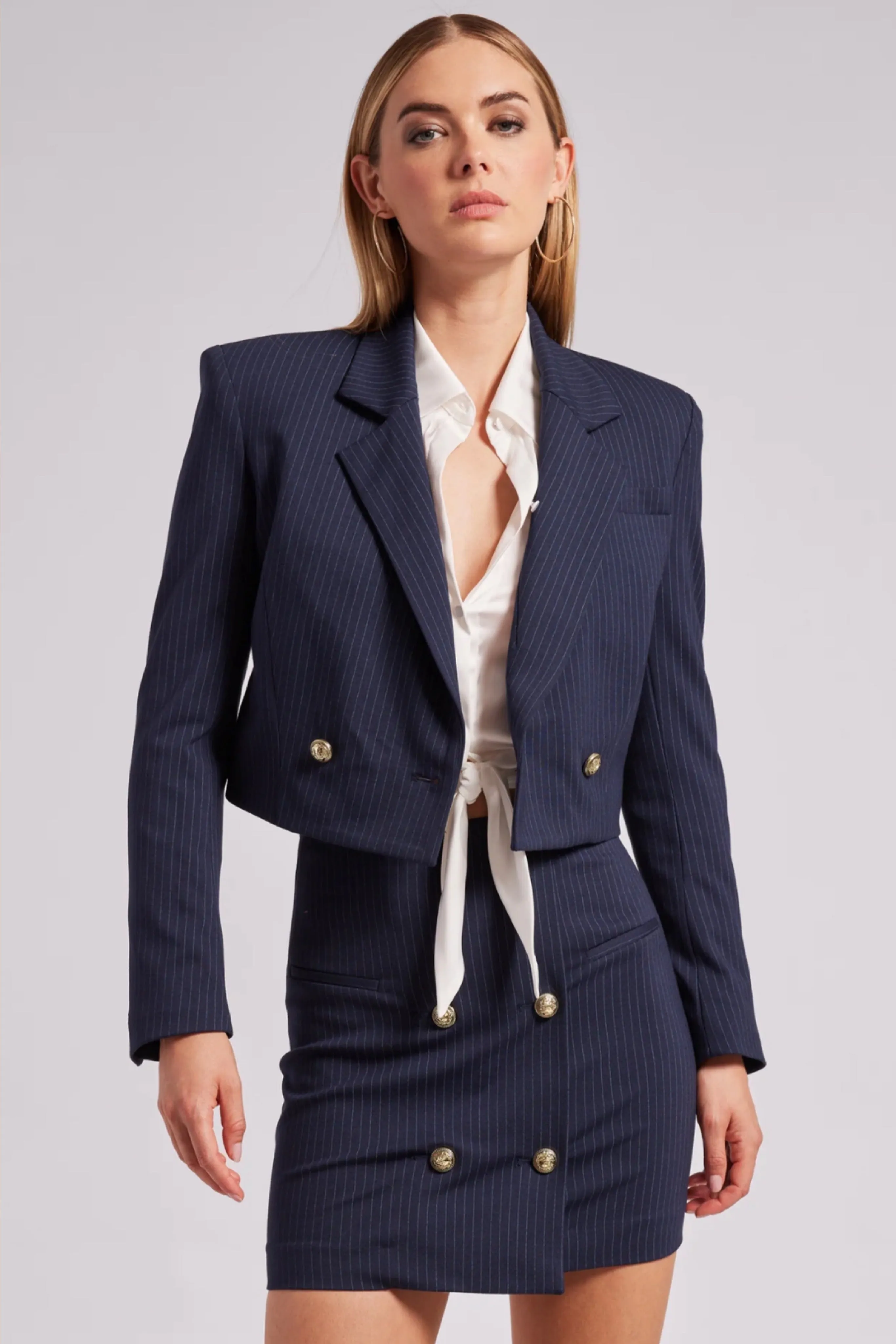 Nicolette Pinstripe Blazer