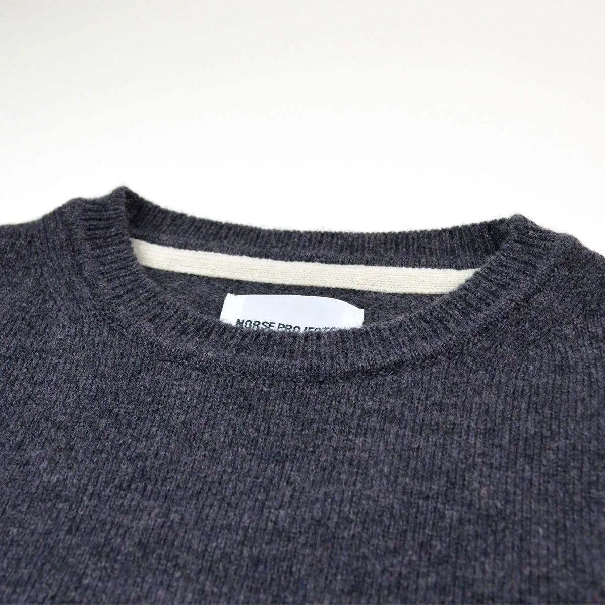 Norse Projects - Sigfred Lambswool Sweater - Grey Melange