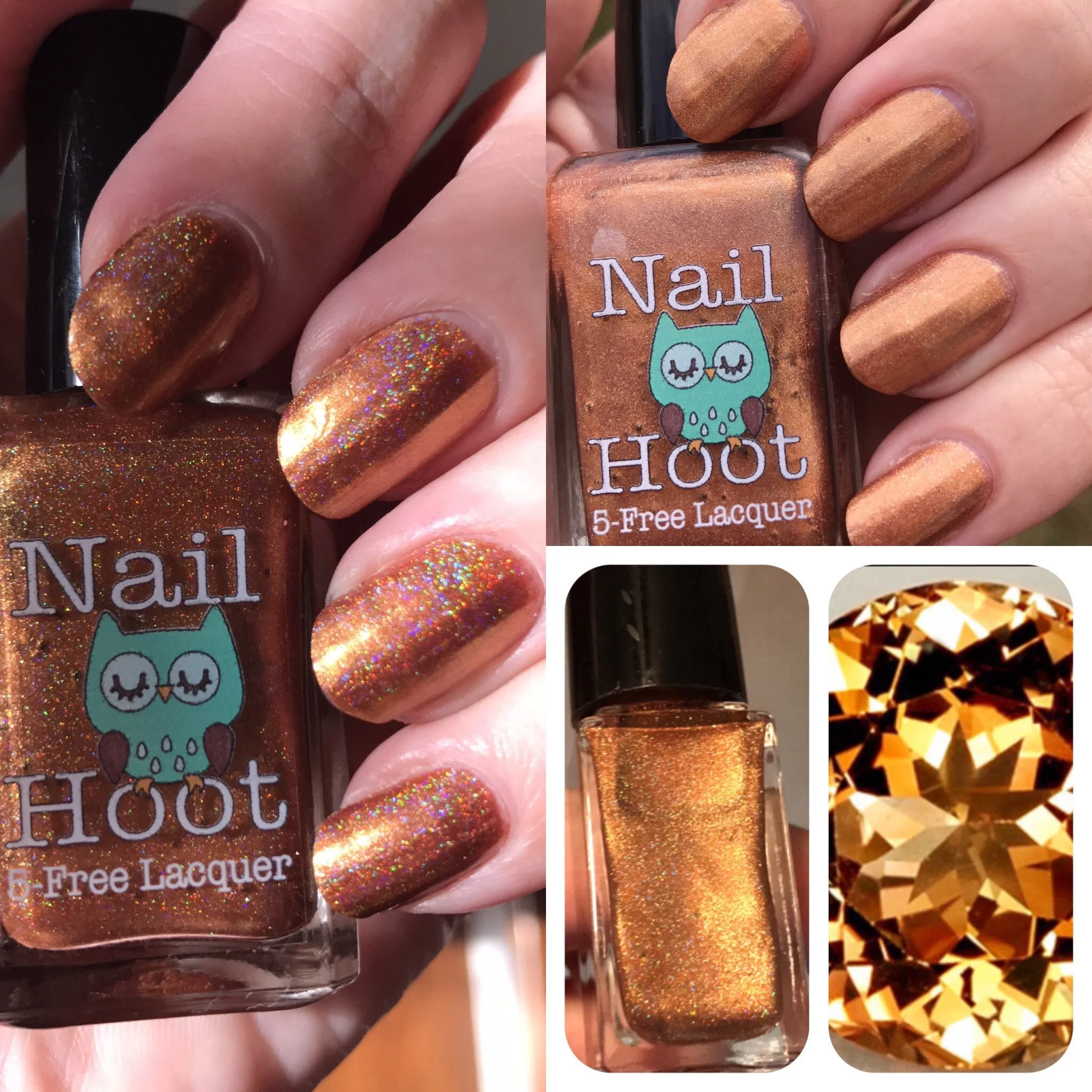 November Topaz Birthstone Indie Nail Polish