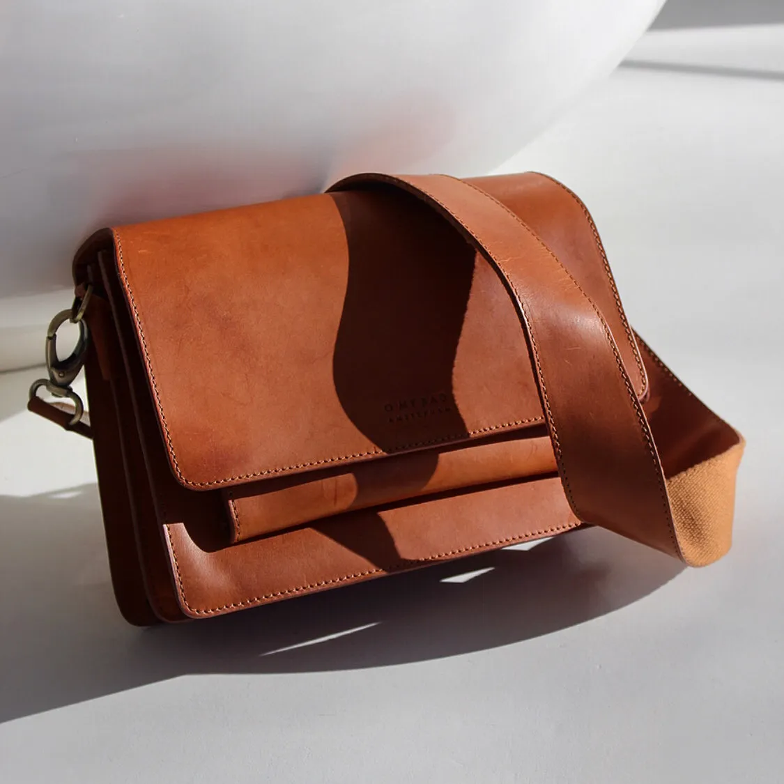 O My Bag HARPER handvska i lder - Cognac