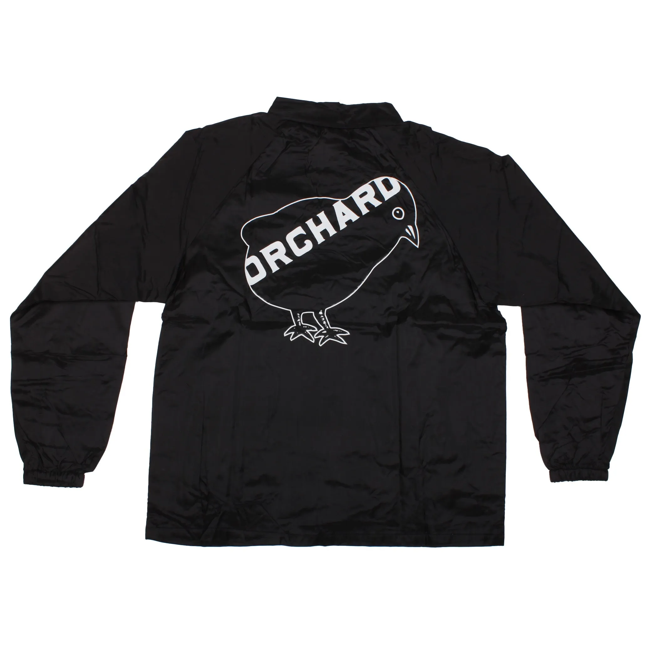 Orchard Bird Outline Coach's Jacket Black