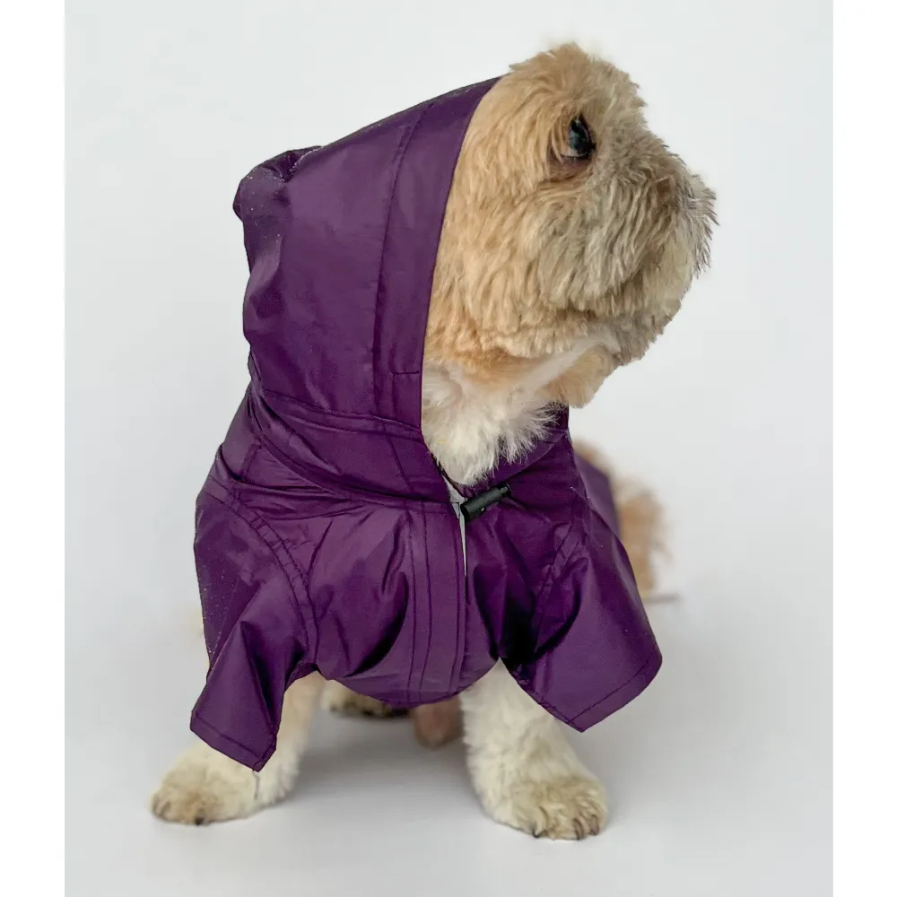 Pawgypets Raincoat for Dogs and Cats (Purple)