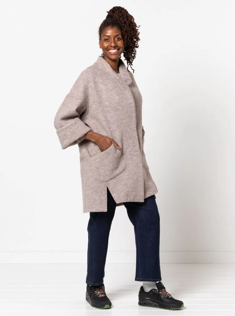 Petra Coat Sewing Pattern by Style Arc, US Sizes 0-18