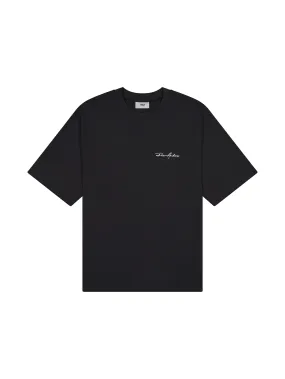 Prior Embroidery Logo Oversized T-shirt Onyx