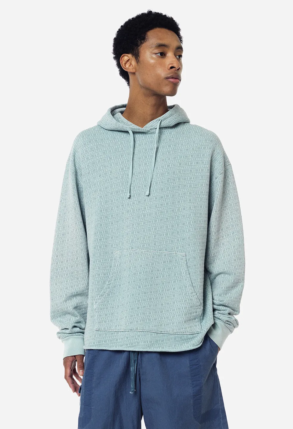 Raw Edge Jacquard Pullover / Shallow