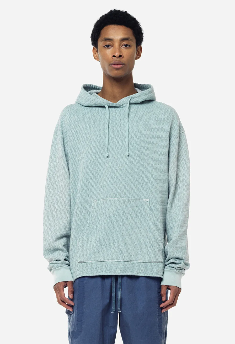 Raw Edge Jacquard Pullover / Shallow