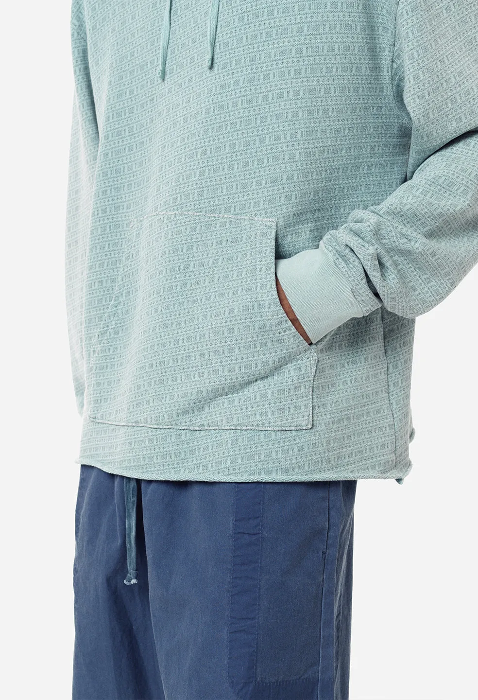 Raw Edge Jacquard Pullover / Shallow