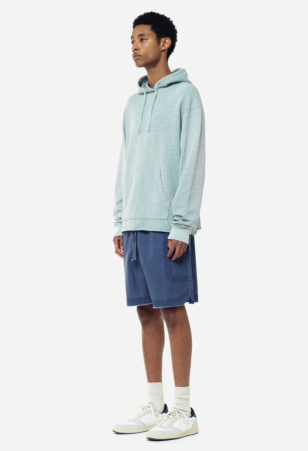 Raw Edge Jacquard Pullover / Shallow