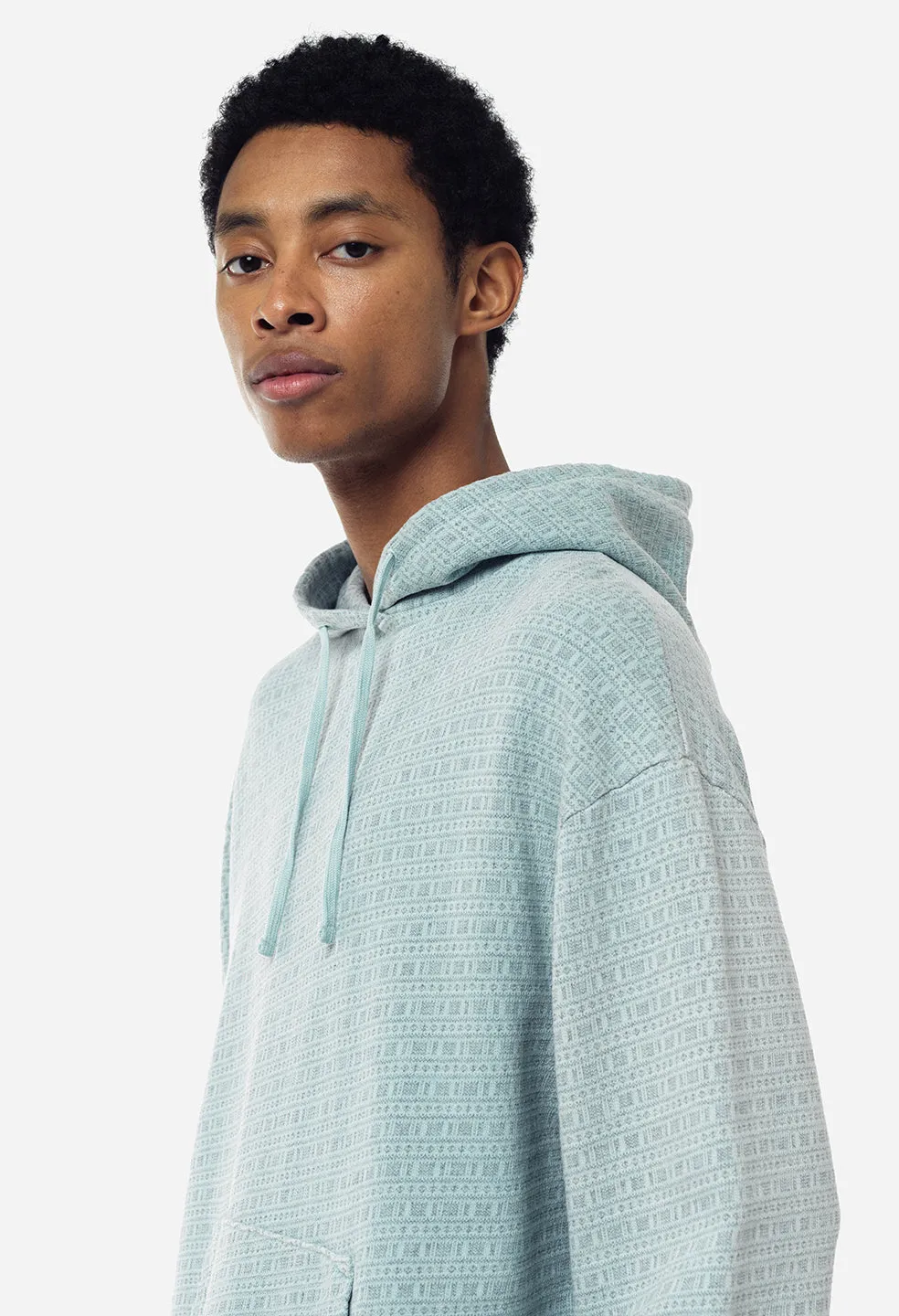 Raw Edge Jacquard Pullover / Shallow