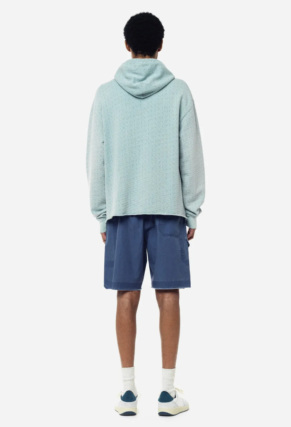 Raw Edge Jacquard Pullover / Shallow