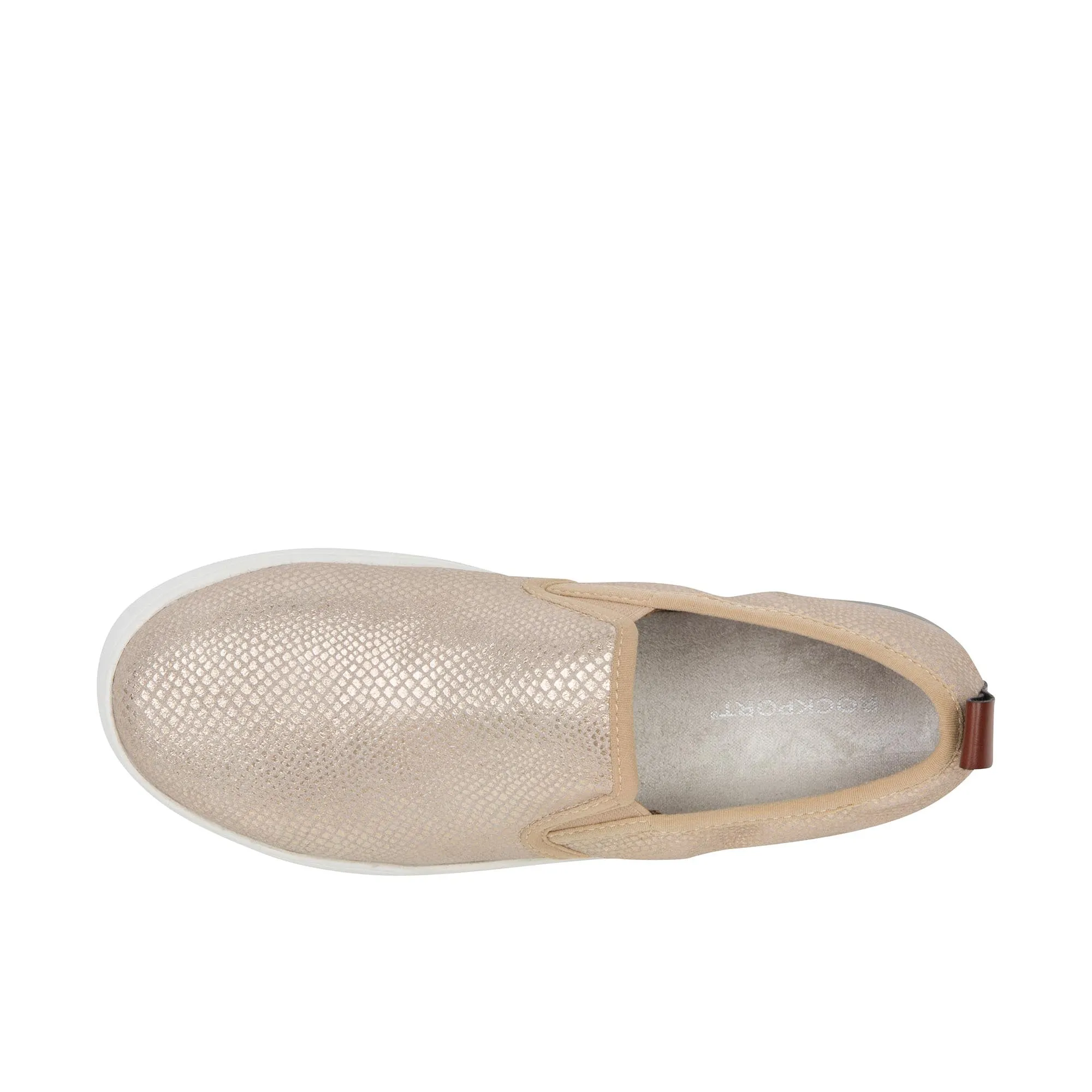 Rockport Work Womens Parissa Slip On Composite Toe Gold