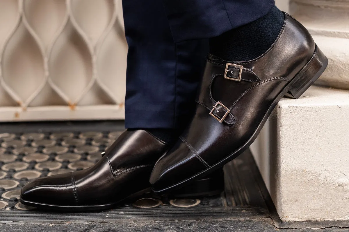 The Burton Double Monk Strap - Nero