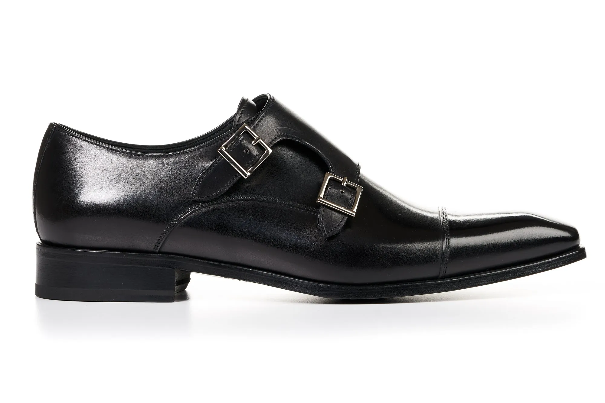 The Burton Double Monk Strap - Nero