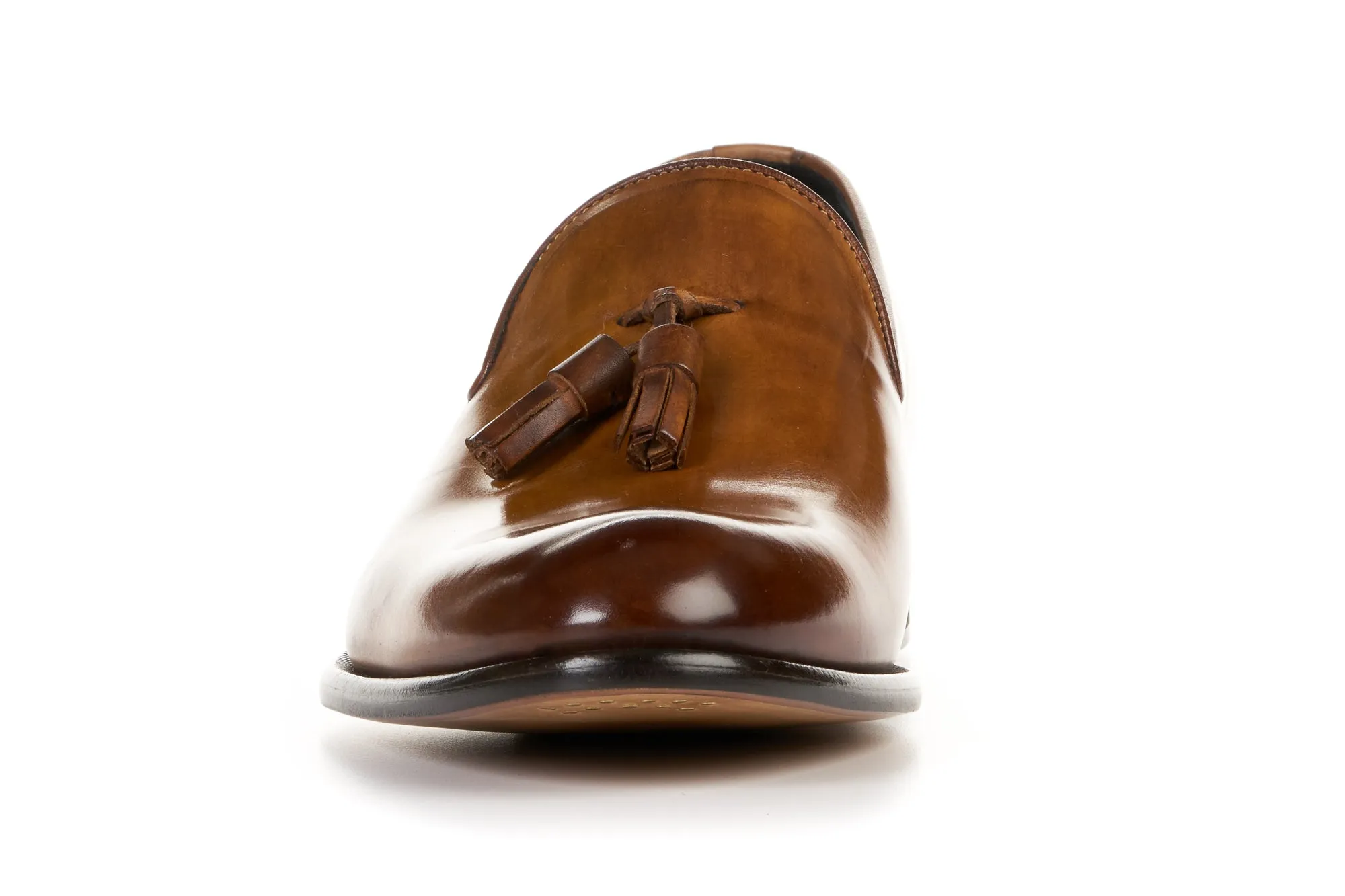 The Chaplin Tassel Loafer - Tobacco