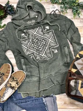 The Fall Aztec Hooded Sweatshirt