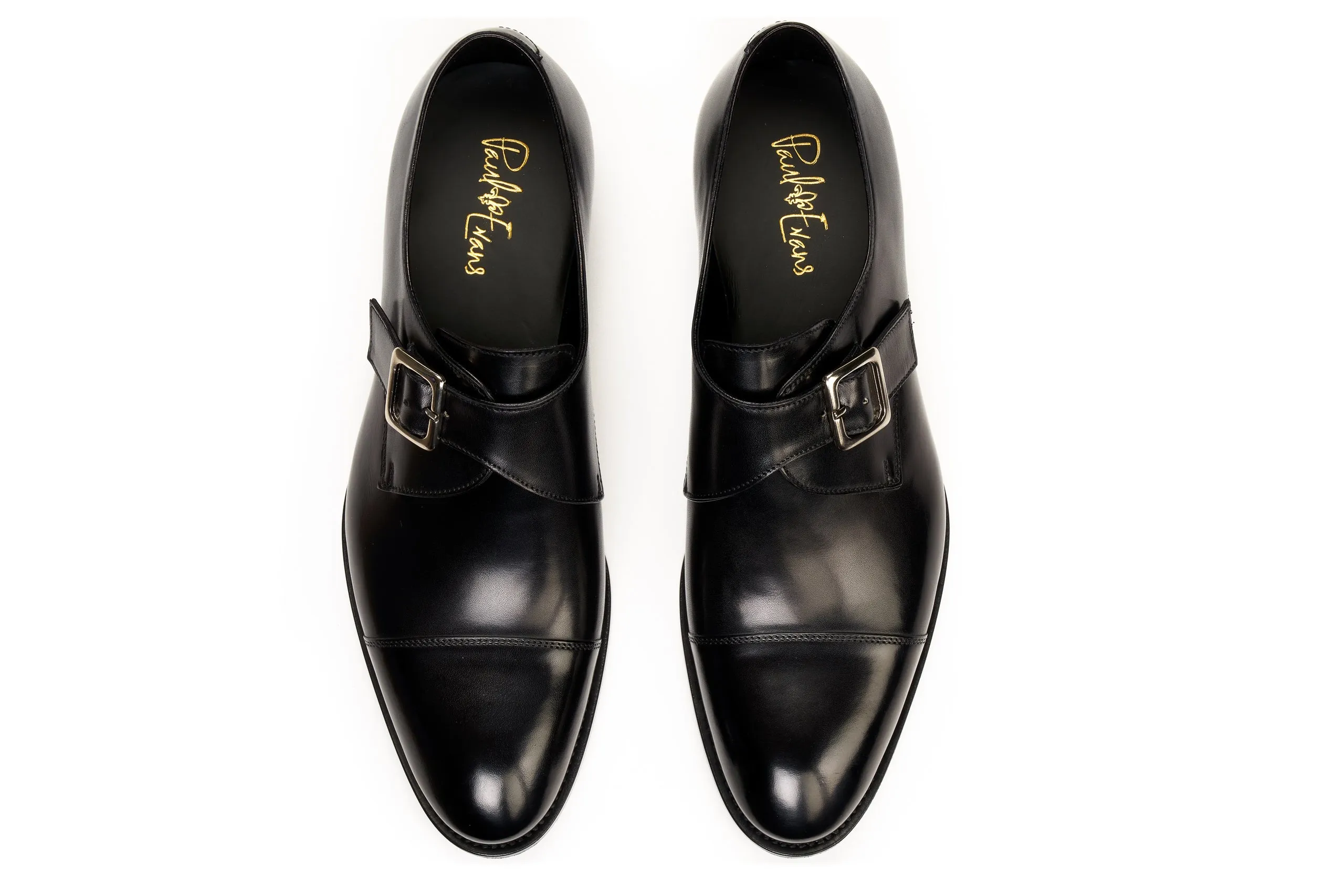 The Olivier Single Monk Strap - Nero