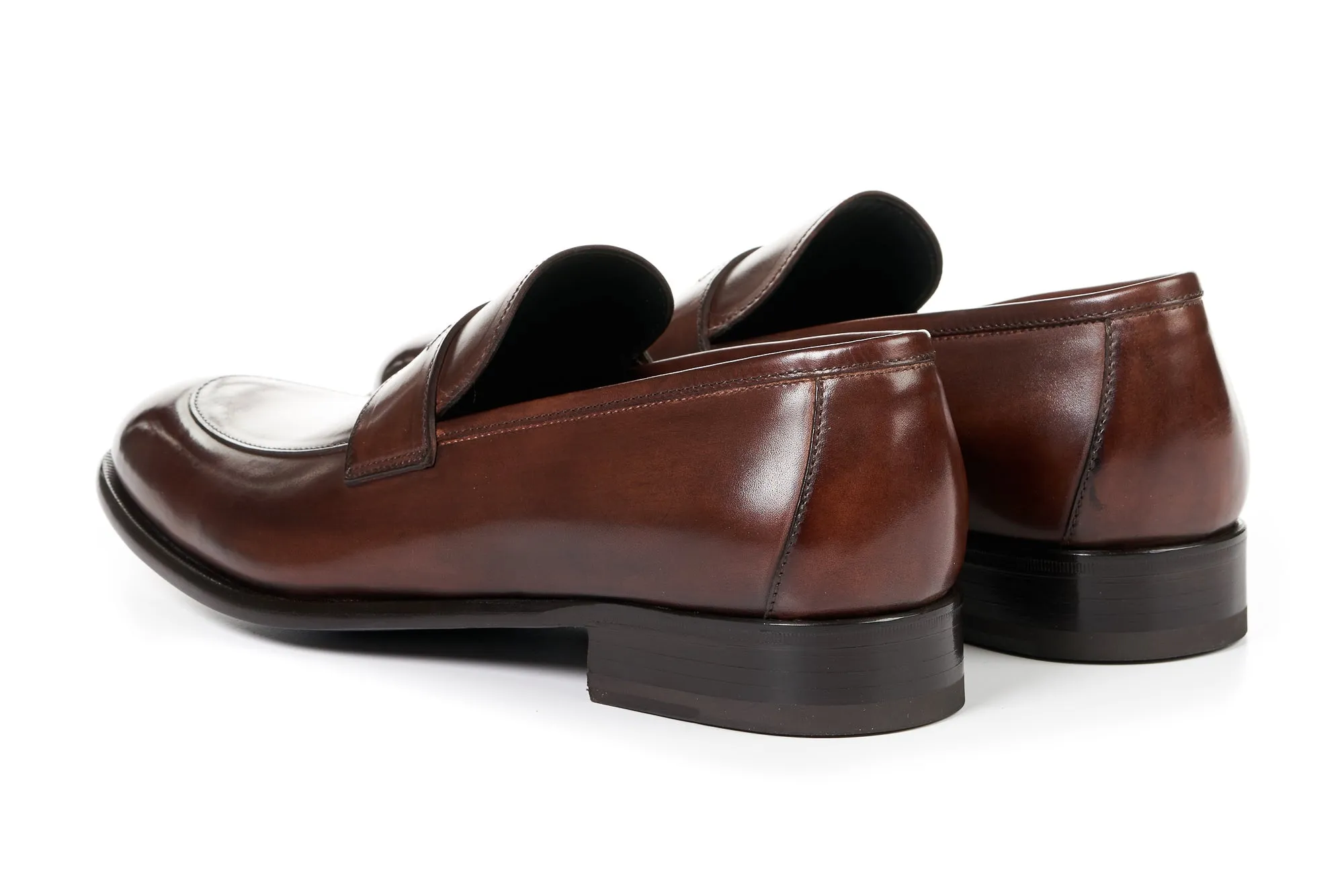 The Stewart Penny Loafer - Marrone