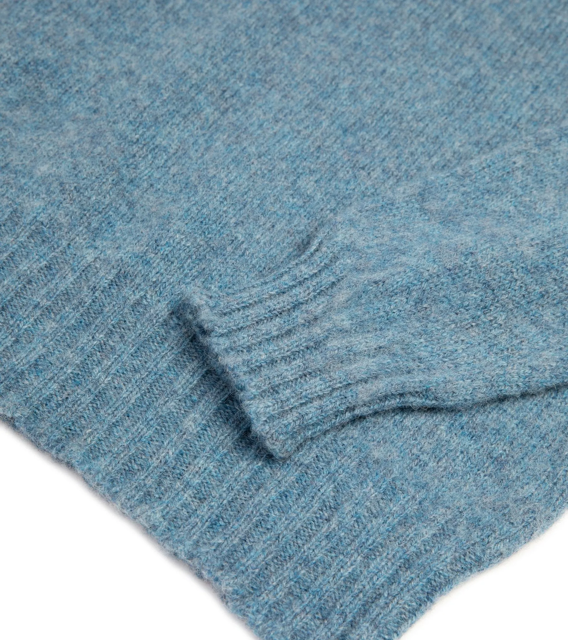 Trunk Berwick Brushed Shetland Crew Sweater: Denim Blue