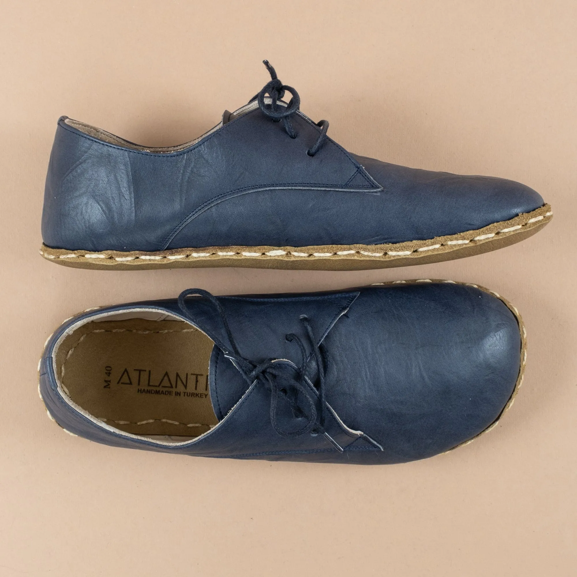 Women's Navy Oxfords