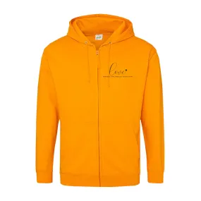 Zipper Hoodie - Love -